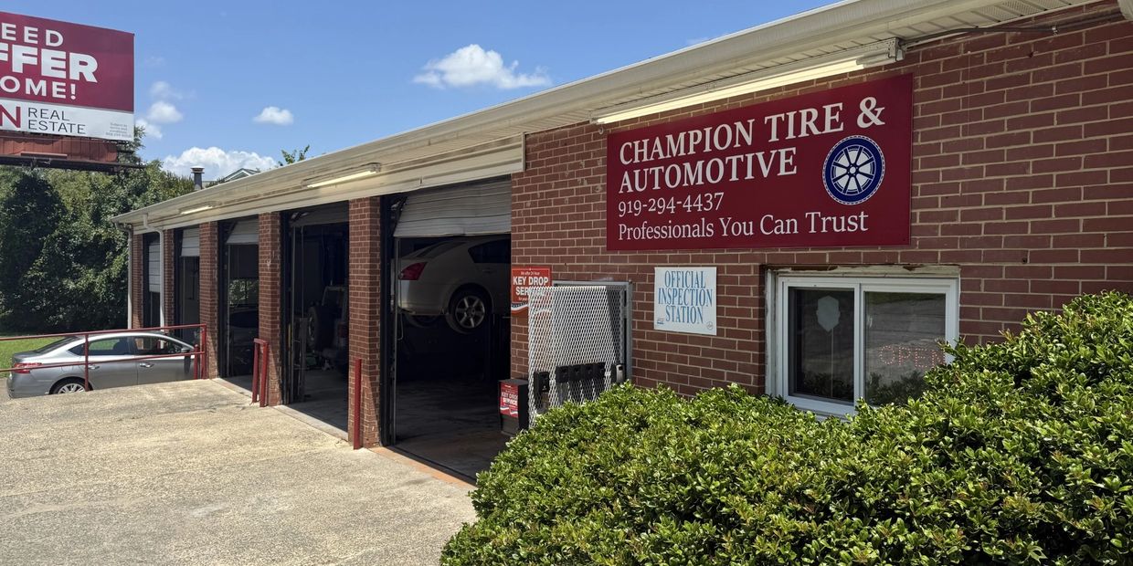 Champion Tire & Automotive service facility in Durham